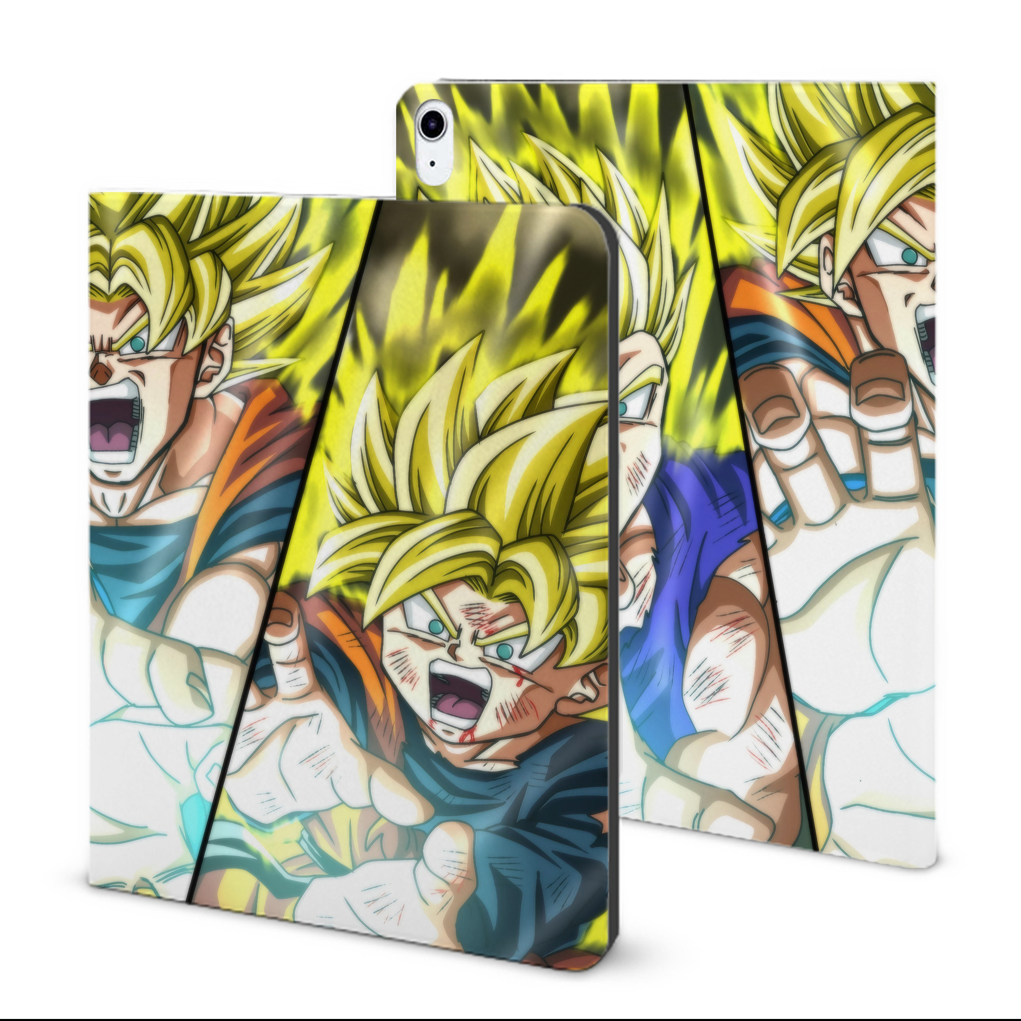 （画像用） ドラゴンボール DRAGON BALL IPad ケース ブック型 PUレザー TPU 耐衝撃 軽量 薄型 ペン収納なし 全面保護 IPad 各モデル対応